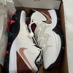 Nike Kyrie 5 White with Multicolor Accents